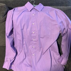 Men's purple dress shirt